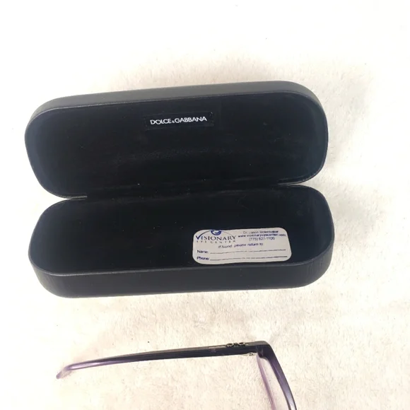 Authentic Pre-owned Dolce & Gabbana D&G purple blue eyeglasses - Picture 9 of 9